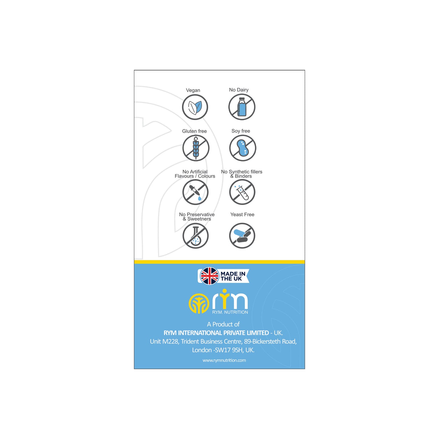 BRAIN FORMULA - R.Y.M. Nutrition